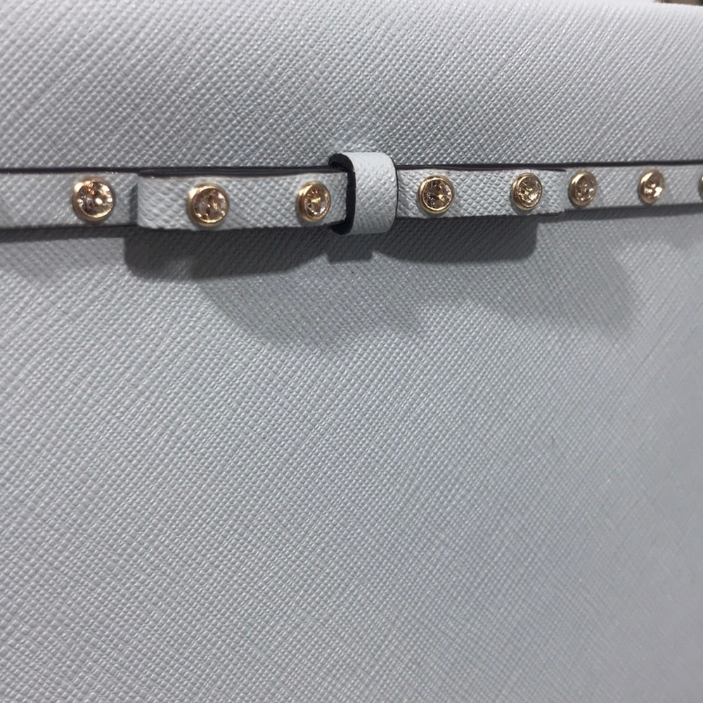 Kate Spade Elliott Street Mini Sima Shimmer Blue - Picture 13 of 14